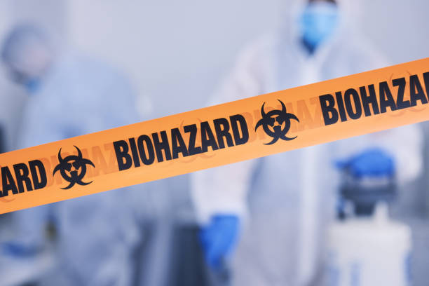 Professional Biohazard Cleanup technician working in Crawfordsville, IN